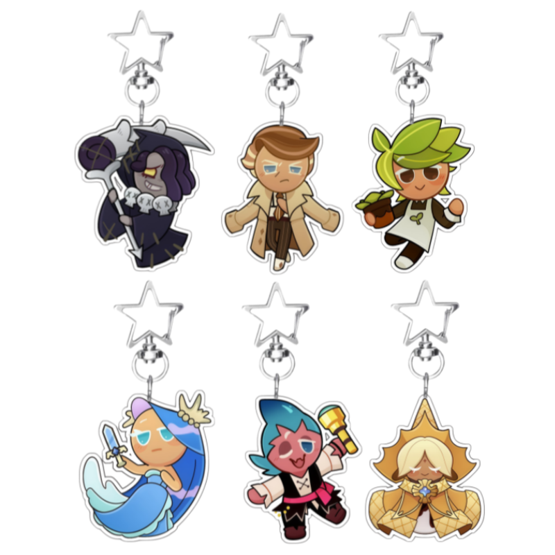 Anime Kingdom Merchandise - سلسلة مفاتيح أكريليك 6 سم لـ