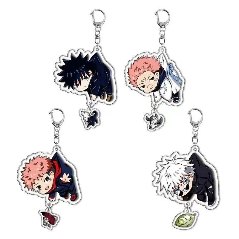 Anime Merchandise Keychains - سلسلة مفاتيح أكريليك بتصميم فني من