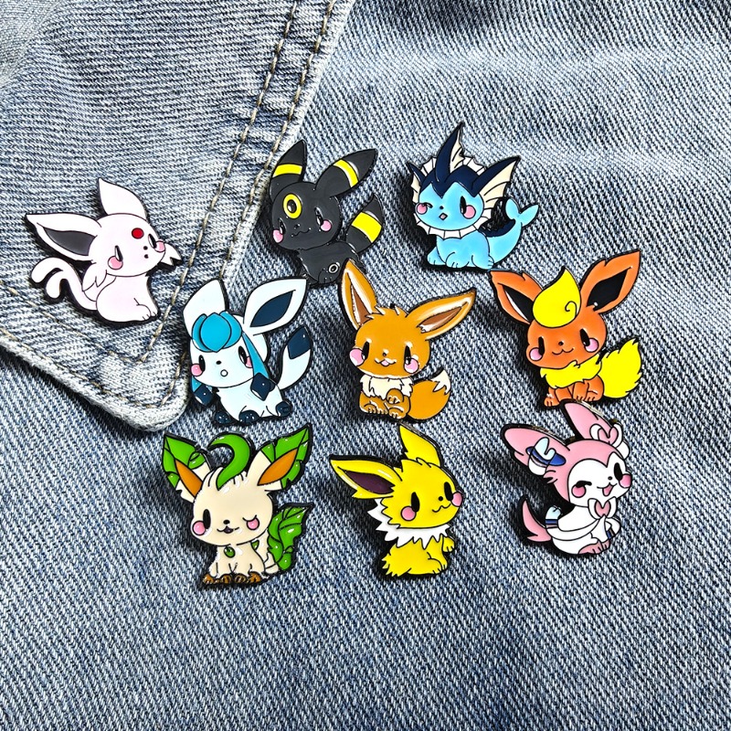 Enamel Pin Set - مجموعة دبابيس أنيمي إلف من 9