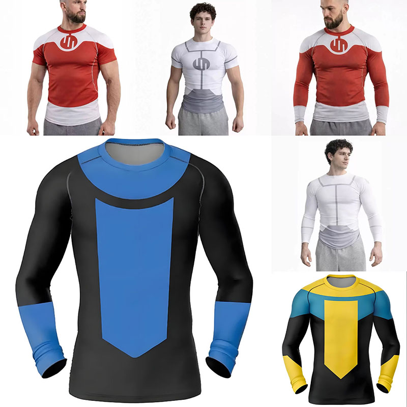 Anime Themed Merchandise - قميص راش جارد جديد بتصميم إنفينسيبل