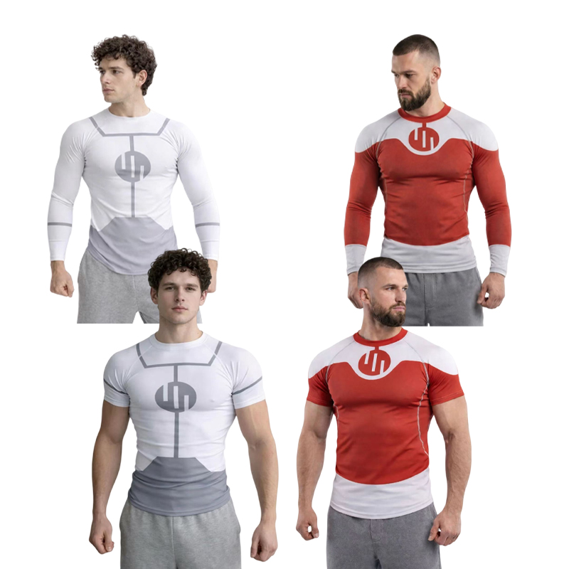 Anime Themed Merchandise - قميص راش جارد للرجال والنساء بتصميم