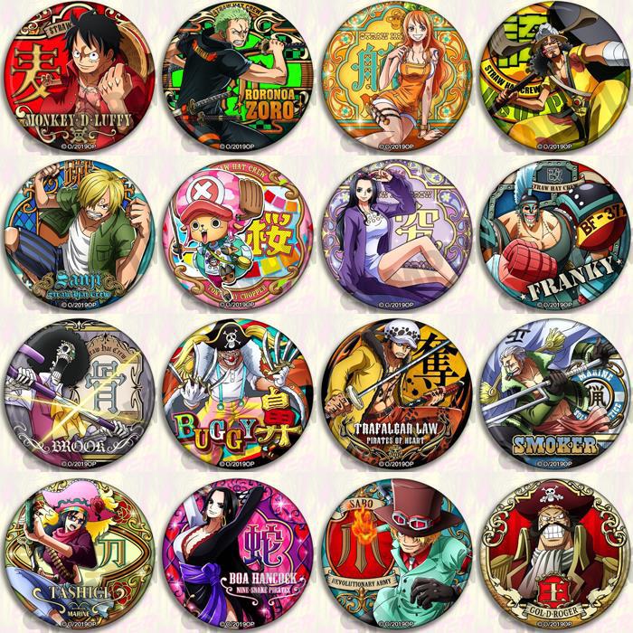 Zoro Anime Merchandise - قطعة واحدة أنيمي شارة دبوس مجموعة