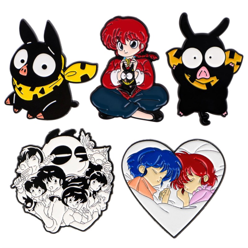 Enamel Pin Set - دبابيس وشارات وبروشات مينا بتصميم شخصيات