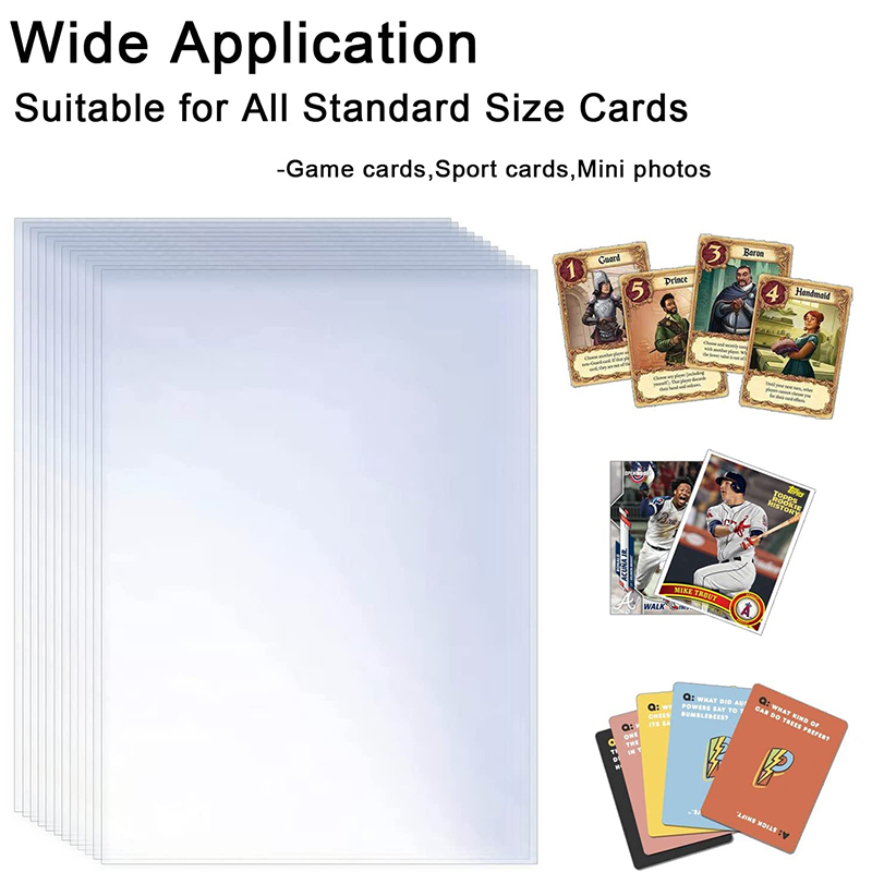 200 قطعة غطاء بطاقة اللعب الشف - مراجعة Collector Card Sleeve وسعره