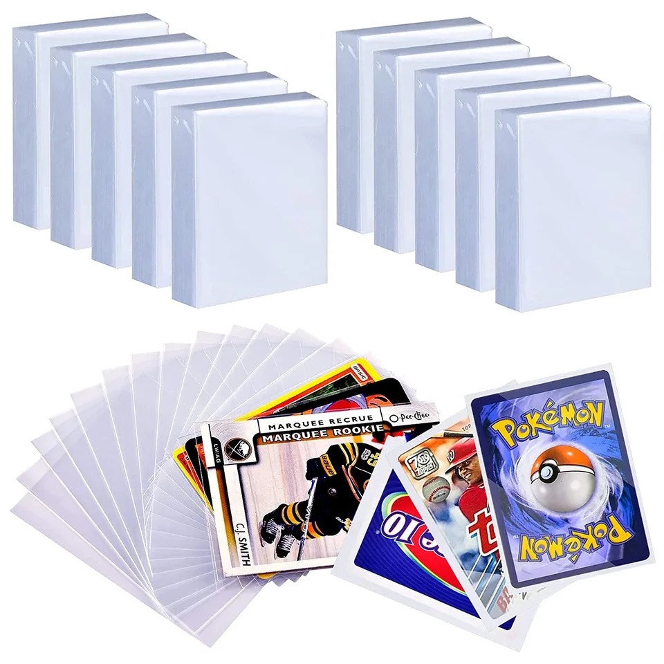 200 قطعة غطاء بطاقة اللعب الشف - مراجعة Collector Card Sleeve وسعره