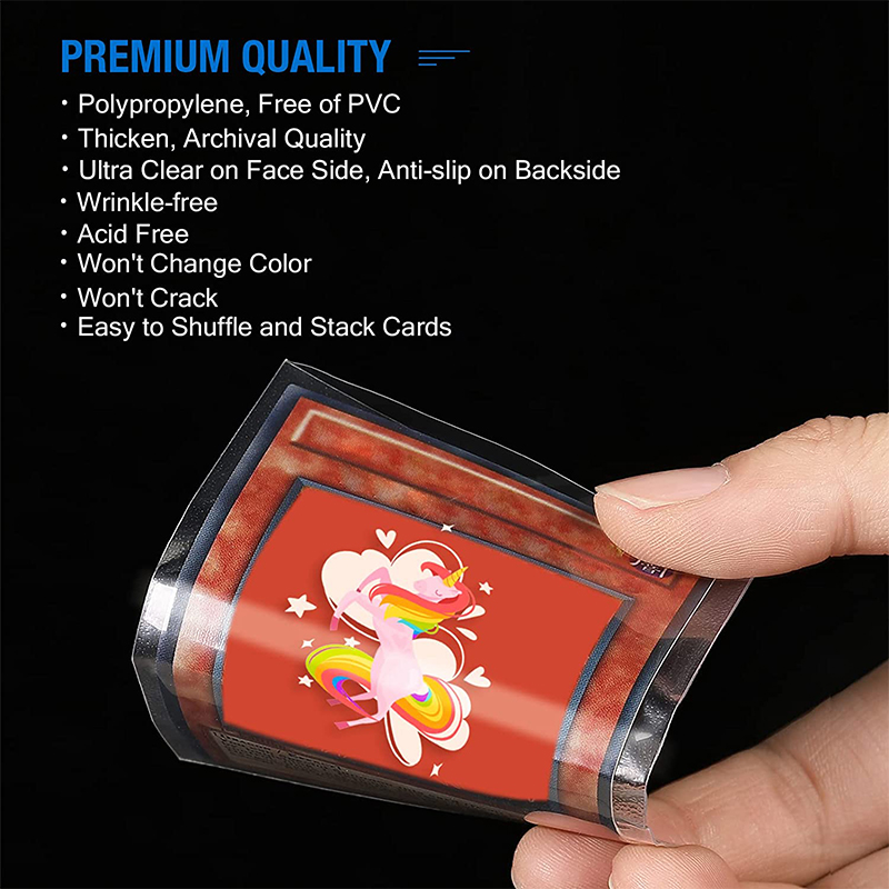 200 قطعة غطاء بطاقة اللعب الشف - مراجعة Collector Card Sleeve وسعره