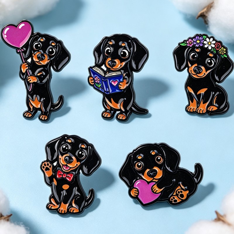 مجموعة من 5 دبابيس مينا لطيفة  - مراجعة Enamel Pin Set وسعره