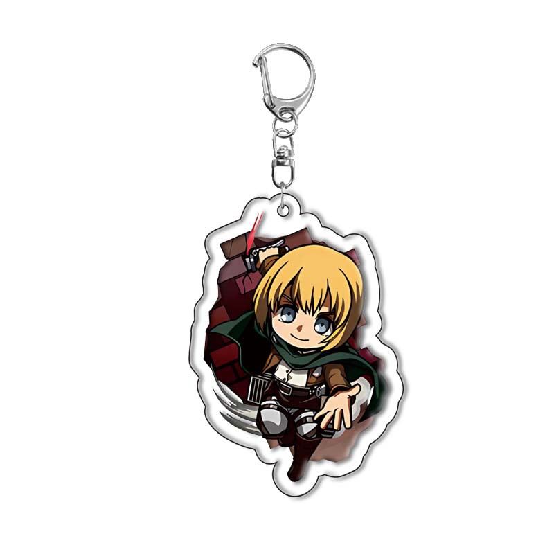 سلسلة مفاتيح هجوم العمالقة من  - مراجعة Anime Merchandise Keychains وسعره