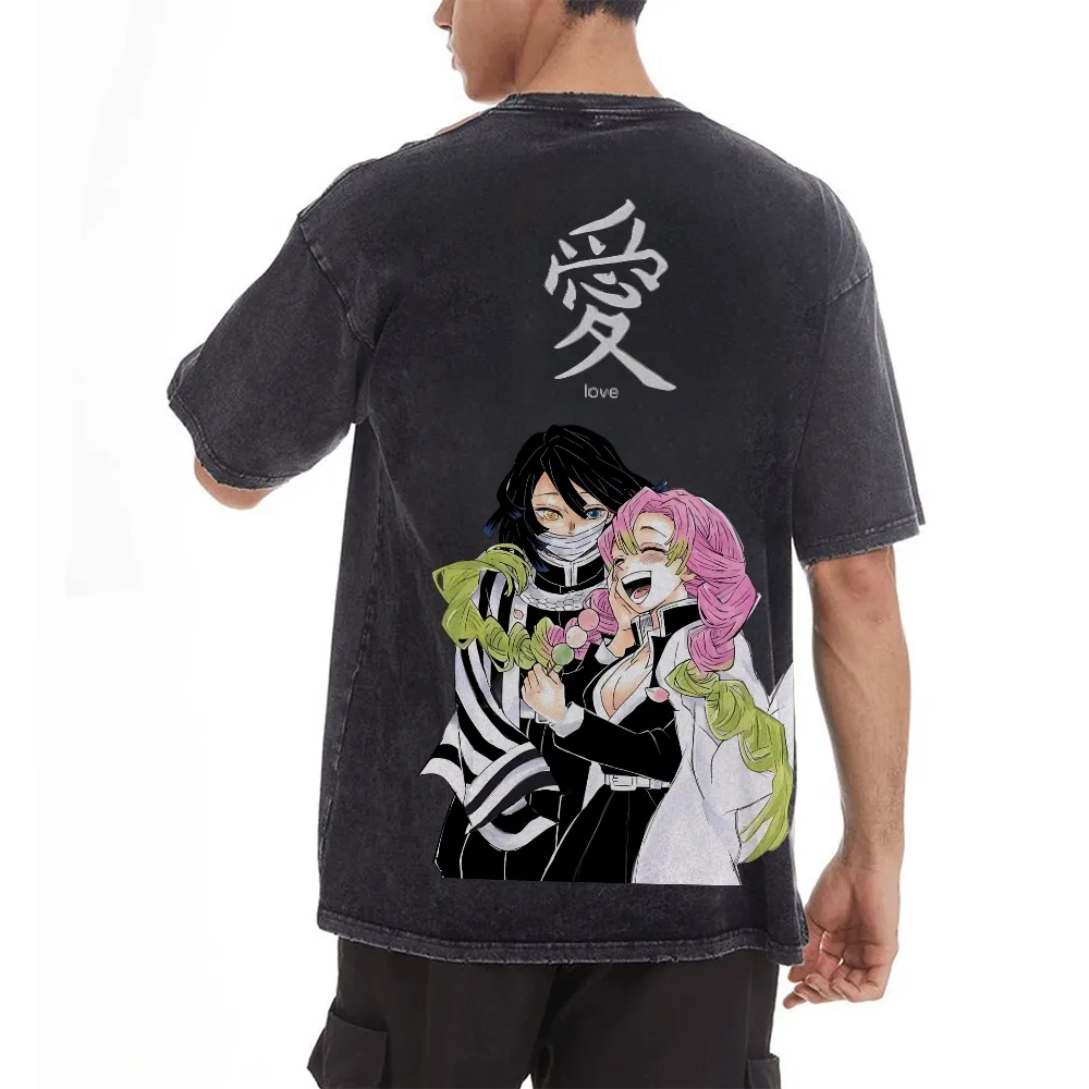 كيميتسو نو يابا تي شيرت مغسول  - مراجعة Anime Merchandise Store Japan وسعره