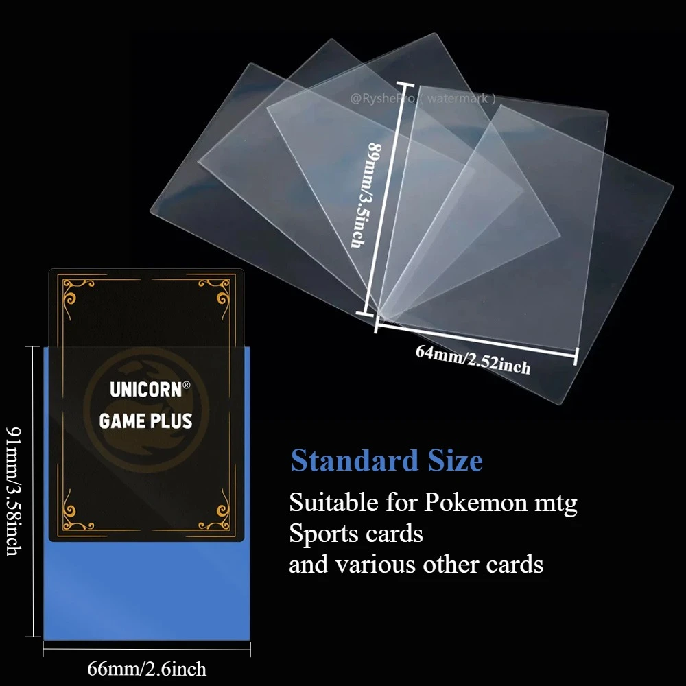 200 قطعة حافظة بطاقات بطاقات ا - مراجعة Collector Card Sleeve وسعره