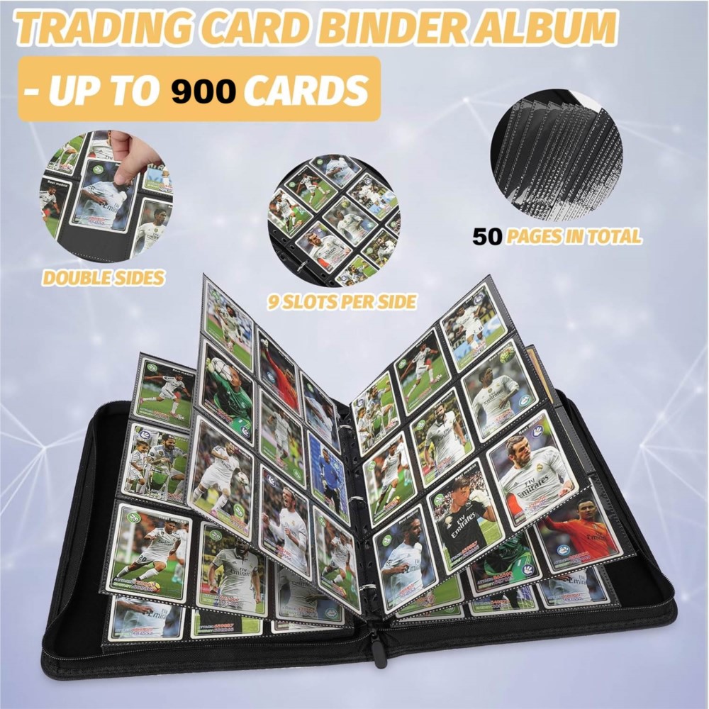 ألبوم بطاقات بـ 9 جيوب مزدوجة  - مراجعة Collector Card Sleeve وسعره