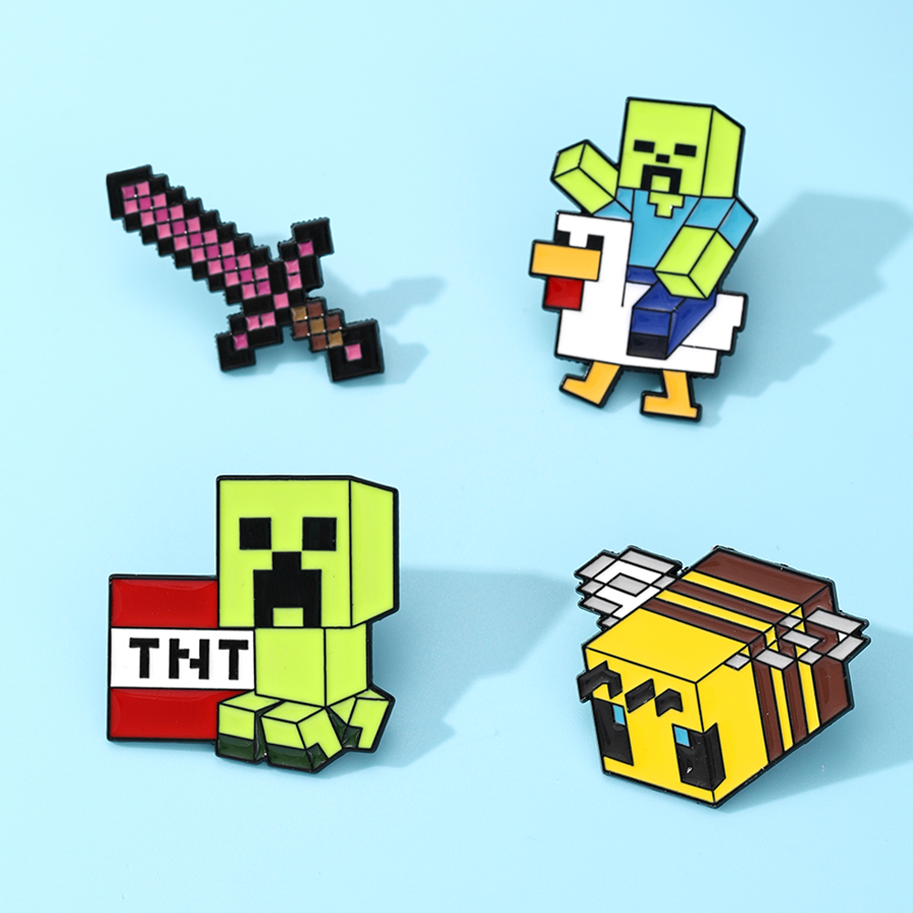 4 قطع دبابيس مينا بتصميمات دجا - مراجعة Enamel Pin Set وسعره