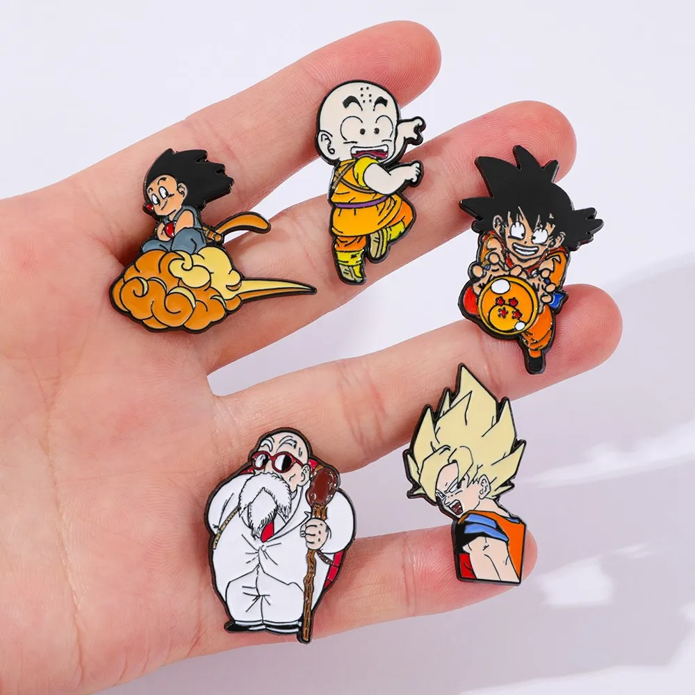 5 قطع من دبابيس الأنمي الكلاسي - مراجعة Enamel Pin Set وسعره