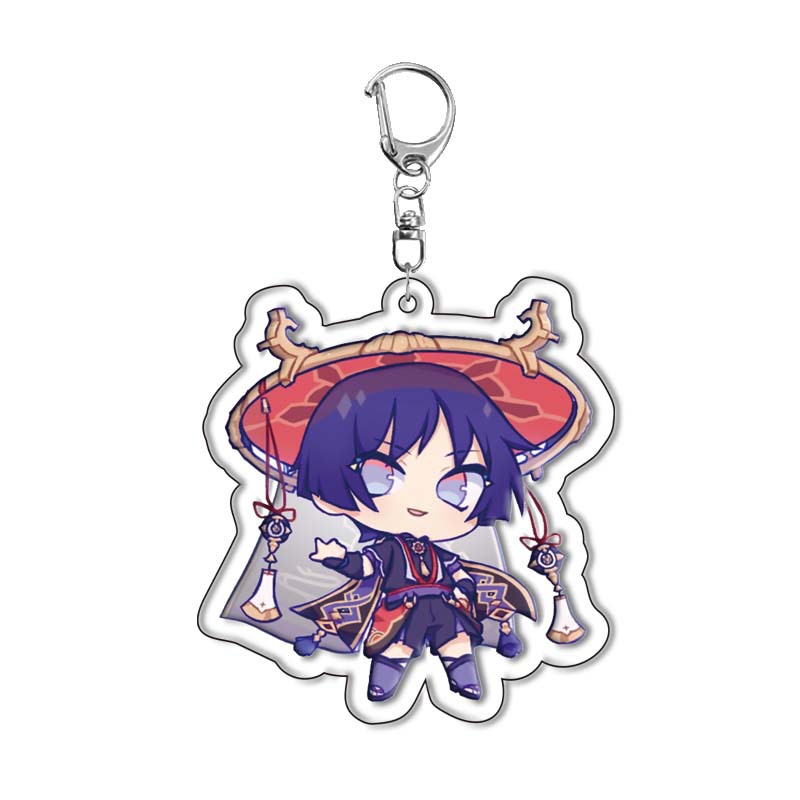 سلسلة مفاتيح أكريليك لشخصيات ج - مراجعة Anime Merchandise Keychains وسعره