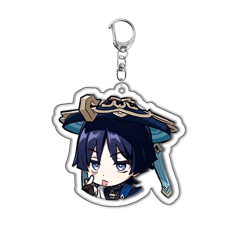 سلسلة مفاتيح أكريليك لشخصيات ج - مراجعة Anime Merchandise Keychains وسعره