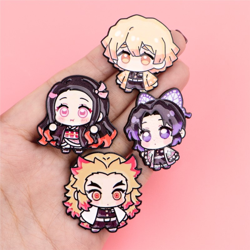 دبابيس وشارات وبروشات مينا بتص - مراجعة Enamel Pin Set وسعره
