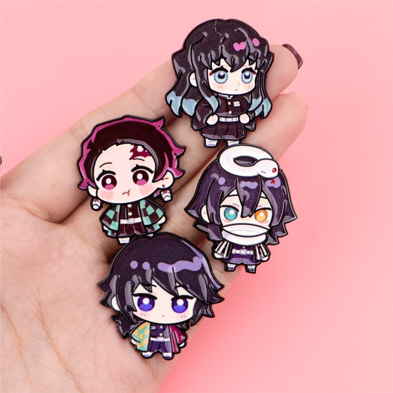 دبابيس وشارات وبروشات مينا بتص - مراجعة Enamel Pin Set وسعره