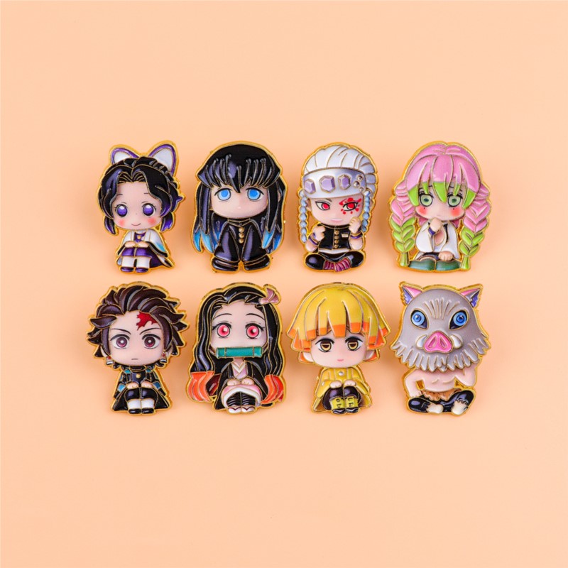 دبابيس وشارات وبروشات مينا بتص - مراجعة Enamel Pin Set وسعره