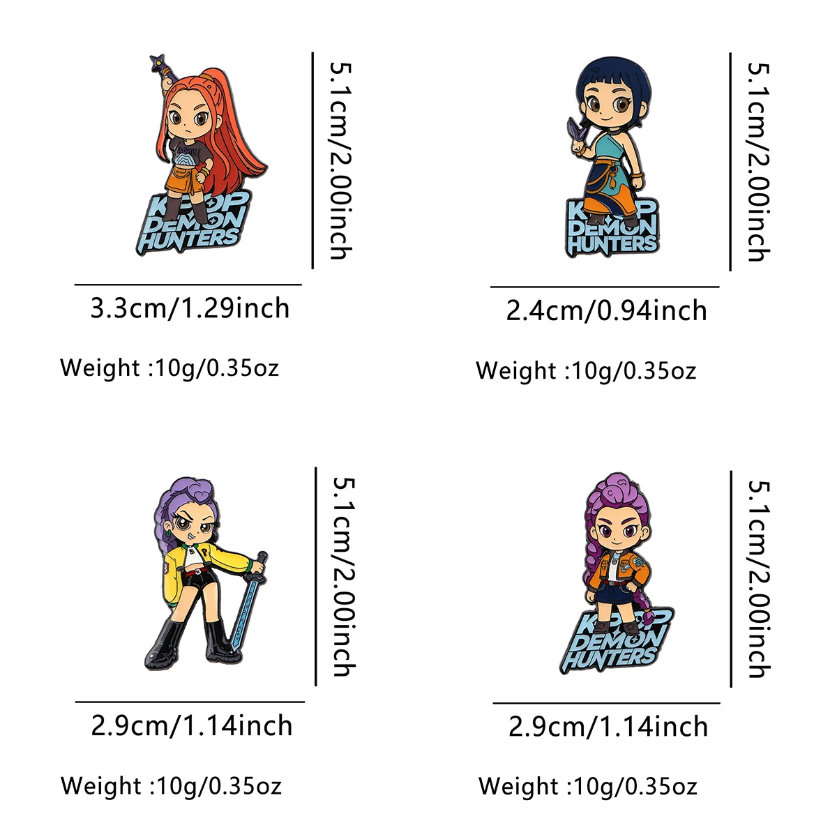 دبوس شارة مينا بتصميم أنمي رائ - مراجعة Enamel Pin Set وسعره