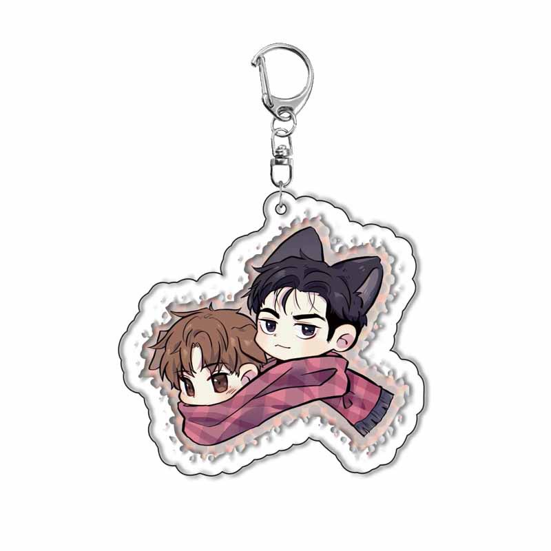 سلسلة مفاتيح أكريليك بتصميم شخ - مراجعة Anime Merchandise Keychains وسعره