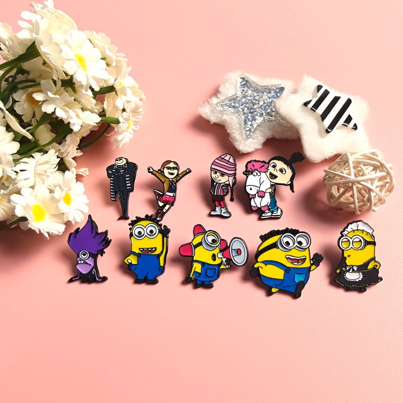 9 قطع جديدة من دبابيس البروش ا - مراجعة Enamel Pin Set وسعره