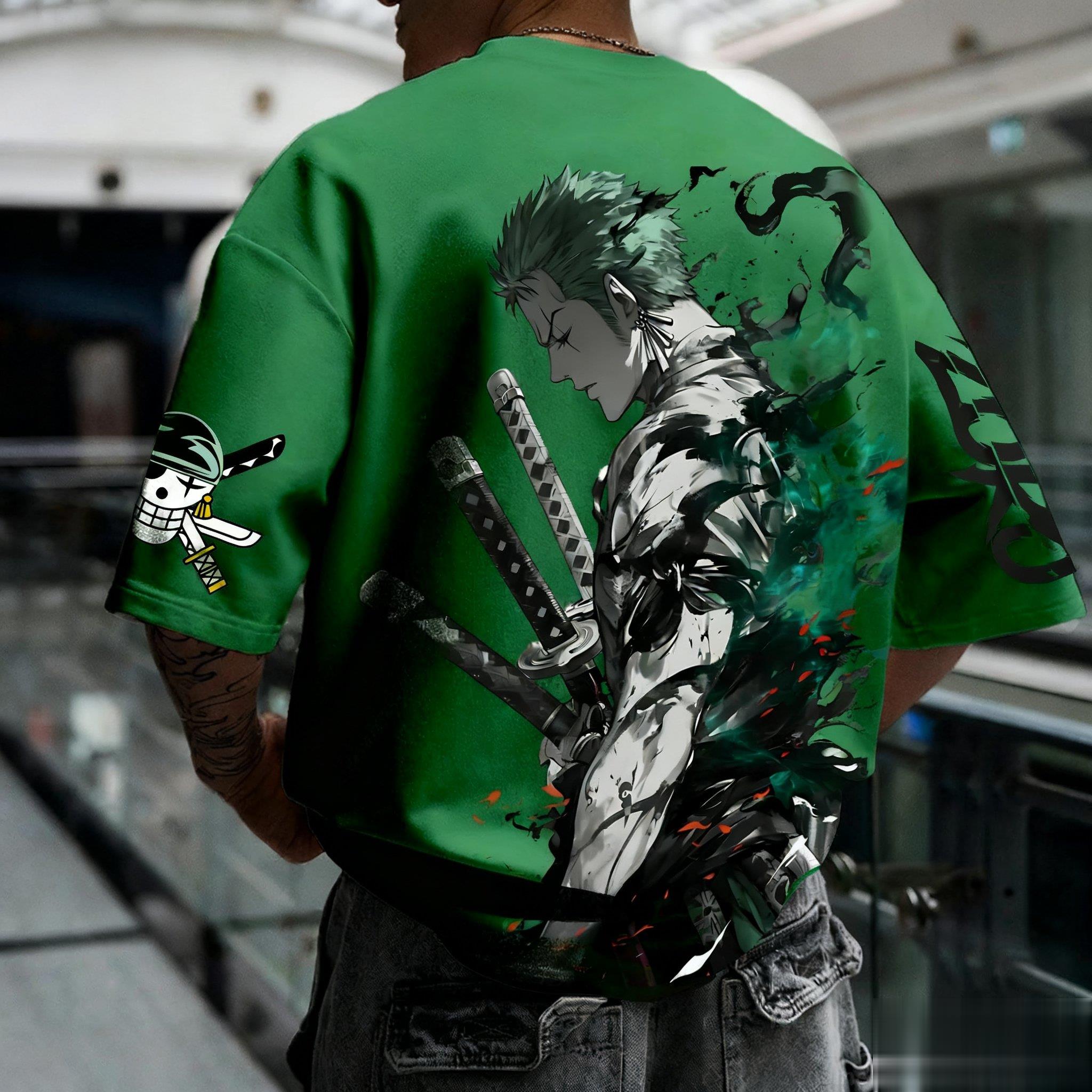 الصيف Y2k أنيمي قطعة واحدة زور - مراجعة Zoro Anime Merchandise وسعره